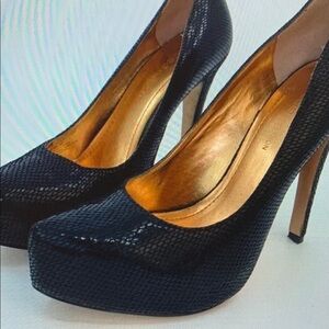 Elegant Black Platform Heels